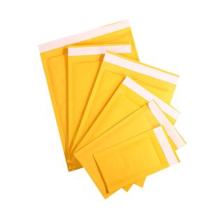 China Self Adhesive 40mm Tape 120 Micron Kraft Bubble Envelopes for protecting products on sale