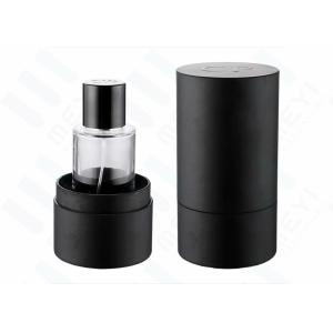 75ml Glass Perfume Bottle Packaging With Black Magnetic Cap For Luxury Perfume