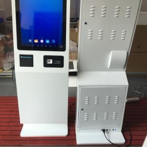 Touch Screen 43 Inch Self Order Kiosk With Qr Code Scanner