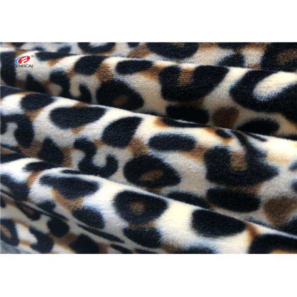 250GSM Paper Print Plush Spandex Velvet Fabric For Baby Blanket Garment