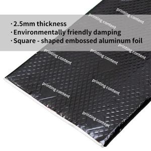 2.5mm automobile sound insulation / rhombus embossed aluminum foil / Anti