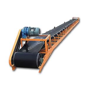 Adjustable Speed Belt Conveyors 650mm Belt Width With Carrying Idler Roller
