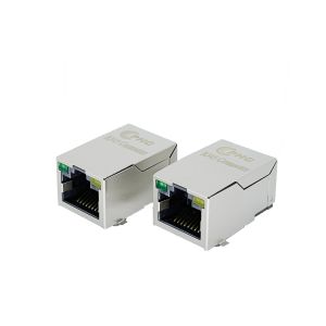 Quality Through Hole Mounting RJ45 Modular Jack with 9.7mm Width and 8 Cores for Stable Networking for sale