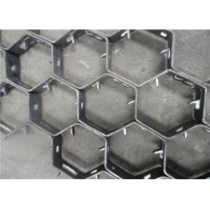 Flex Stainless Steel Expanded Metal Grating Refractory Lining Hexmesh