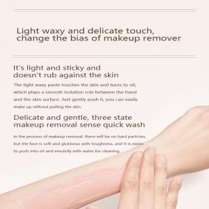 Private Label Rose Cleansing Balm Customizable Makeup Removing Cream Eyelash