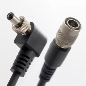 Quality 90 Degree Right Angle Male to Female 5.5x2.1mm 5525 DC Screw Power Charger Cable for sale