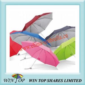 Quality 21&quot; 3 Folding UV Protective Umbrella for sale