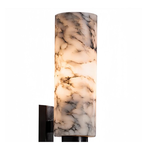 Light Luxury Natural Marble Wall Lamp Bedroom Living Room Led Light