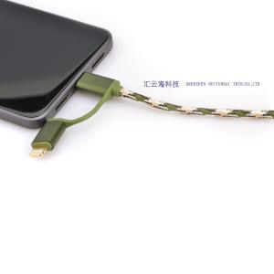 Abrasion Resistant Cotton Braided Sleeving Recharge Power Cable Jacket Sleeve