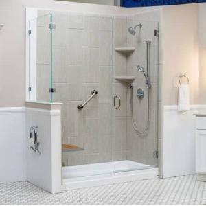 Bathroom with 8mm Glass Thickness Shower Room and All-in-One Design