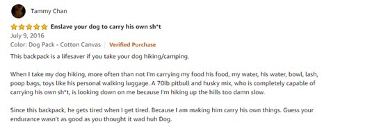 Hound Travel Camping Hiking Backpack Saddle Bag Rucksack for Medium & Large Dog Pack