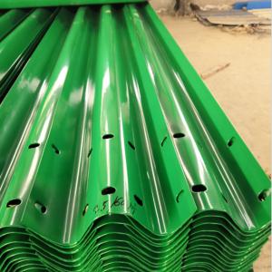 Standard AASHTO M-180 W Beam Anti-collision Metal Guardrails Fence for Road