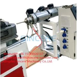 China Single Screw Or Twin Screw Corrugated Pipe Extruder Machine With ABB Inverter on sale