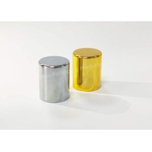China Cylinder Alumite  Gold And Silvery Perfume Bottle Cap Luxurious Texture on sale