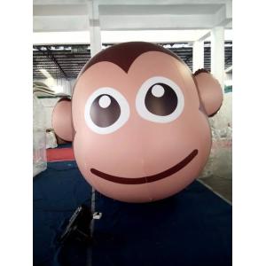 Quality customized giant advertising lighting inflatable monkey balloon for sale