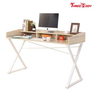 White Classical Modern Office Table Home Office Furniture 55L * 23.6W * 33.1H