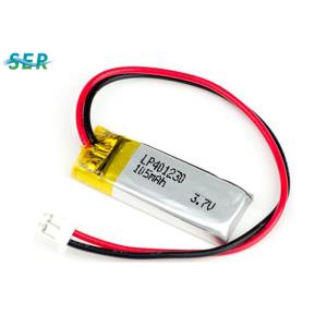 3.7V rechargeable lithium polymer battery 401230 for bluetooth headset