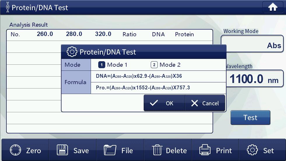 7 Inch Touch Screen 1nm Xenon Lamp Double Beam Spectrophotometer for Chemistry Analysis