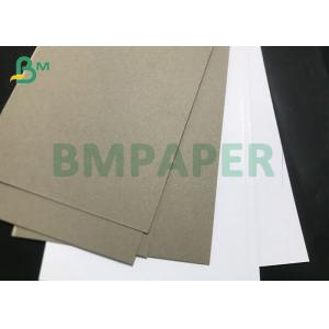600gsm To 1300gsm High Thick White Top C1S Duplex Board Gray Back 72 * 102cm