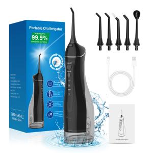 Quality New Cordless Travel Home Rechargeable Powerful Portable Household Large Tank Oral Irrigator Electric Dental Water Flosser for sale