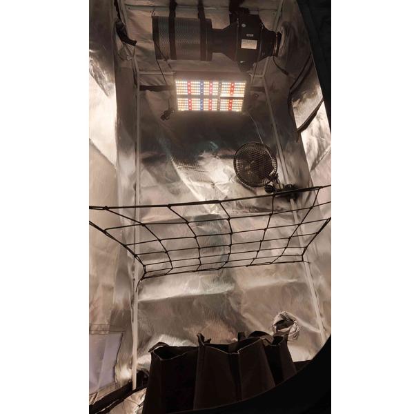 Buy Hydroponic System Small Plant Tent 60*60cm Complete Kit LED Grow Light Wifi Controller Inline Duct Fan Air Filtration at wholesale prices