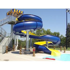 OEM Kids Water Park Play Pool Amusement Rides Fiberglass Slide