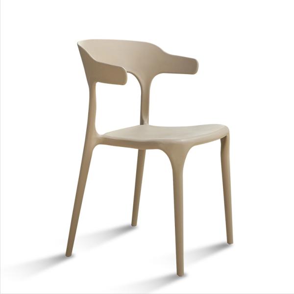 Ergonomic 18.5kgs 0.39CBM 60cm Modern Plastic Chairs
