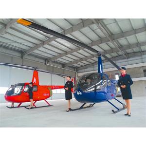 Steel Structure Helicopter Hangar with Glass Wool Insulation