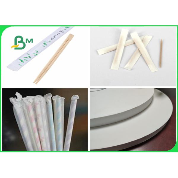 25mm * 5000m Food Grade Wrapping Paper Roll For Toothpick Packing