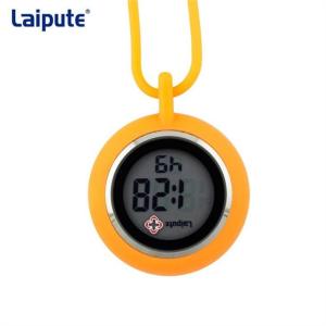 Leisure Silicone Nurse Fob Watch Round Hanging Neck Electronic Movement