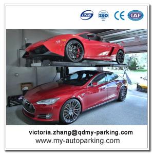 China 2000kgs Hydraulic Single Post Parking Lift for Home Garage for Sale on sale