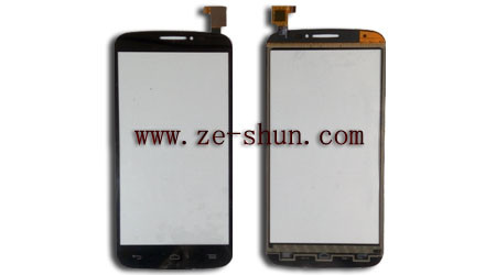 Black 2592 * 1944 5.0 Inch Replacement Touch Screens For Alcatel One Touch Pop