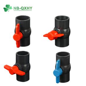 1" Socket Plastic UPVC Water Ball Valve for Agricultural Irrigation System