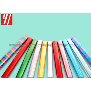 Laser Recyclable Holographic Hot Stamping Foil Custom Transparent Patterns Clear