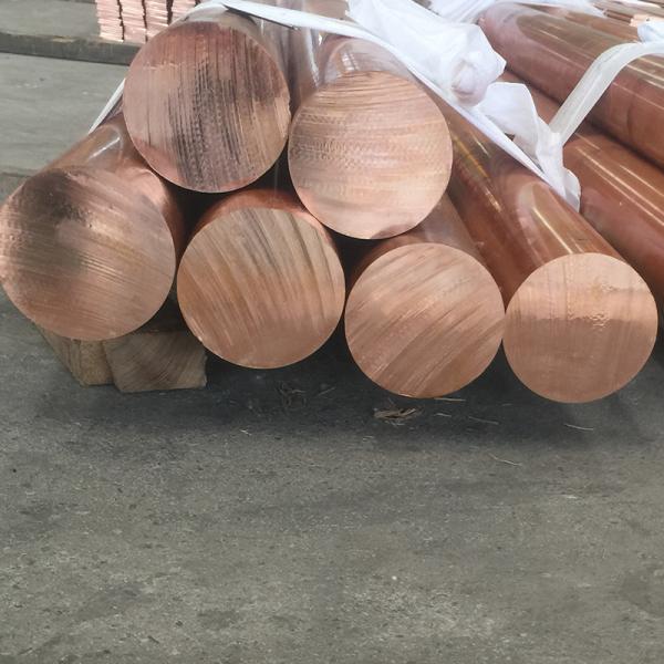 Nickel coated small diameter polished copper round bar