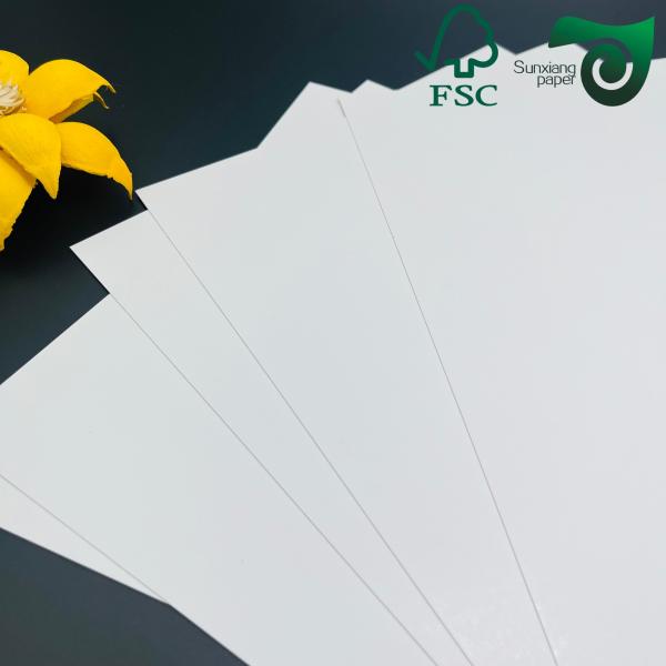 295gsm 325gsm SBS Paper Board C1S Ivory Board Ideal For Greeting Card Crafting