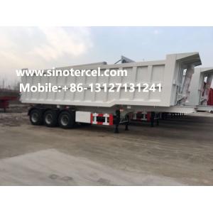 Quality 3 Axle Tipper Semi Trailer 40-60 Tons For Mining for sale