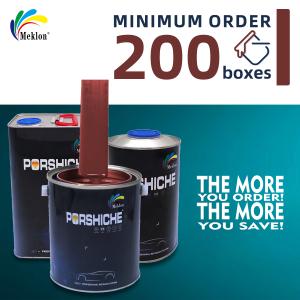 Fast Drying Dark Red Metallic Matte Car Paint