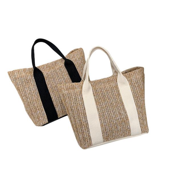 Spring And Summer Straw Beach Bag Suitable For Travel Holiday