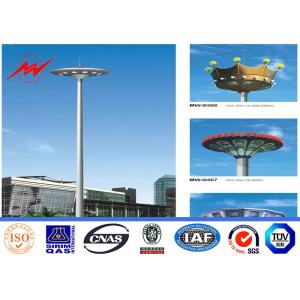 20m multisided galvanized High Mast Pole for sports center lighting