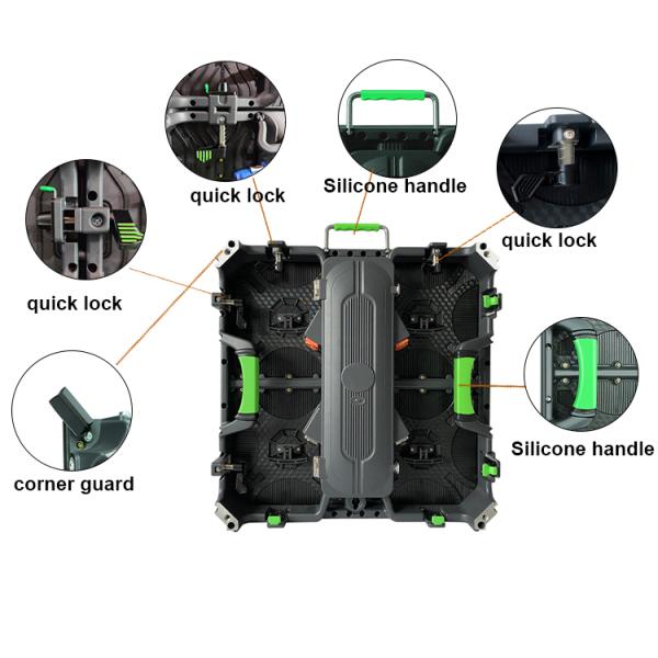 Indoor IP43 Rental Display LED Screen P3.91 P4.81 500x500mm LED Panel