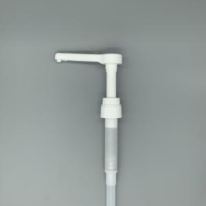 Maximum Dose White Plastic Chocolate Syrup Pump 30CC