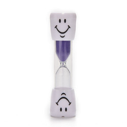 Plastic Three Minute Sand Timer Hourglass Toothbrush Timer Traditional Design