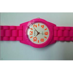 Silicone watch, silicone material, fashion design, japanese movement, 3atm water