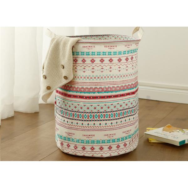 Puting Foldable Washing Laundry Clothes Basket Hamper Bin Baby Toy Storage Bag Large Box Customized National Series