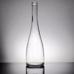 Transparent Round 700ml 350ml Custom Mineral Water Glass Bottle for Industrial