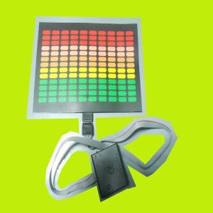 custom sound active party el t-shirt panel