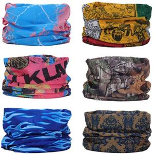 Flat Brown Beach Two Strap Cotton Multifunctional Bandanas