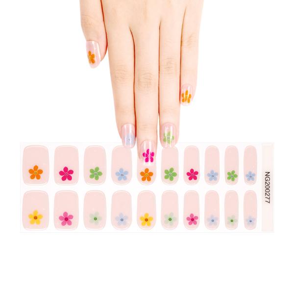 Fashion wholesale beauty Semi Cured Gel Nail Stickers for women
