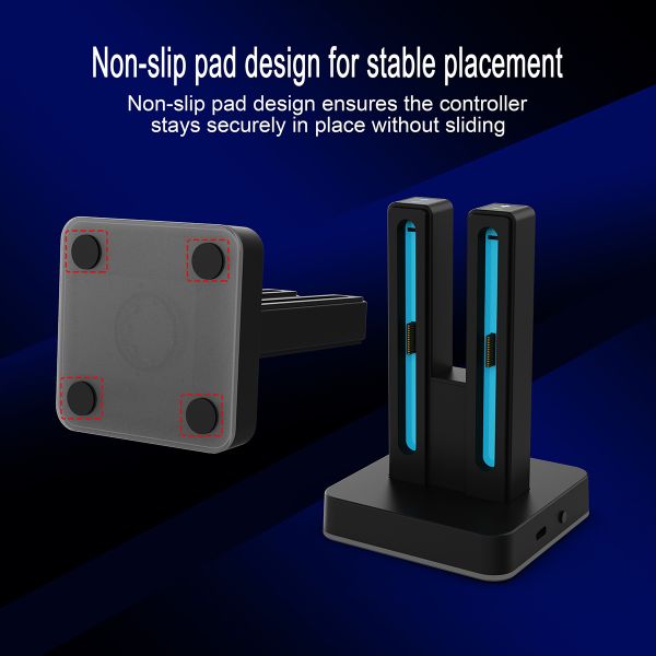 Charging Dock for Nintendo Switch 2 – Dual USB-C Ports with LED Indicators